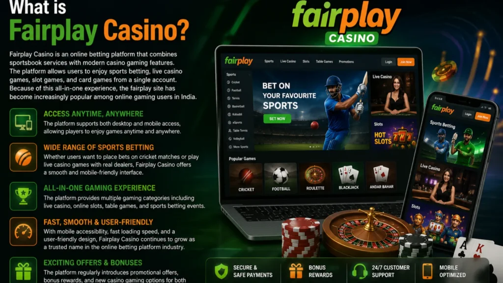 Fairplay Casino marketing poster design