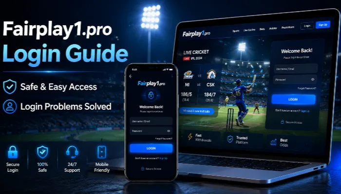 Fairplay1.pro login troubleshooting screen with OTP and password recovery options